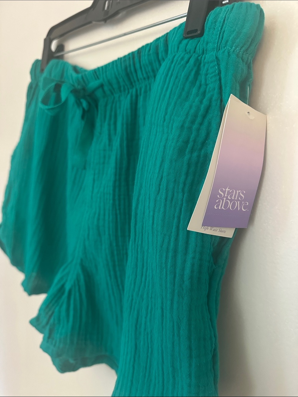 stars above Teal Green Lightweight Gauze Sleepwear Set - Picture 7 of 8